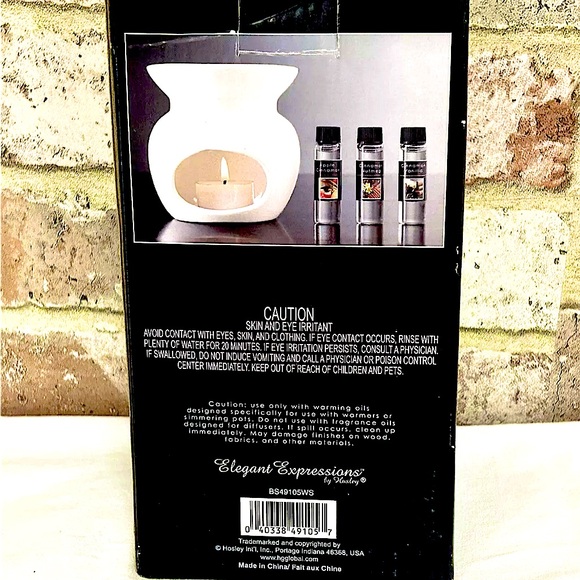 Elegant Expressions Oil Warmer Gift Set 3.75 “ - Picture 2 of 3